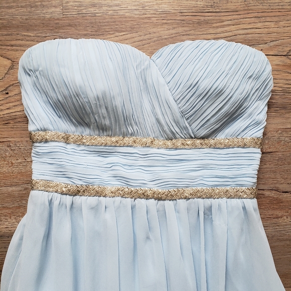 2/$8: Strapless Chiffon Maxi Dress - Picture 2 of 6